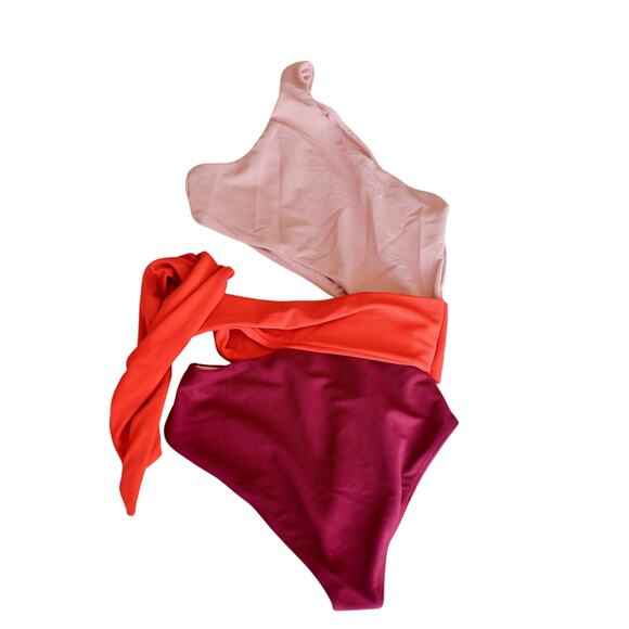 Anthropologie Beach Riot Carlie One-Piece Ribbed Swimsuit size L NWOT - Picture 2 of 5